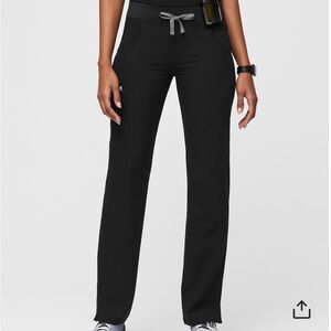 Figs Black Kade Cargo Scrub Pants.